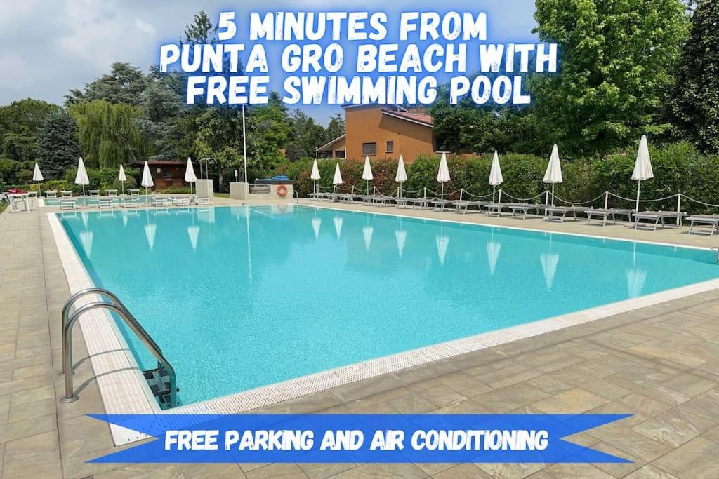 5' From Punta Gro Beach With Free Swimming Pool Sirmione Extérieur photo